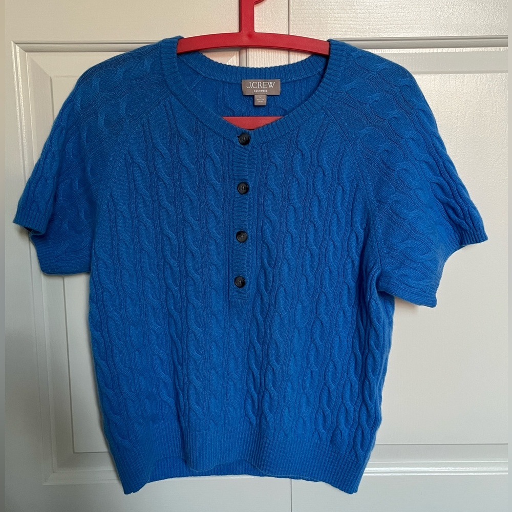 J. CREW Blue Cashmere